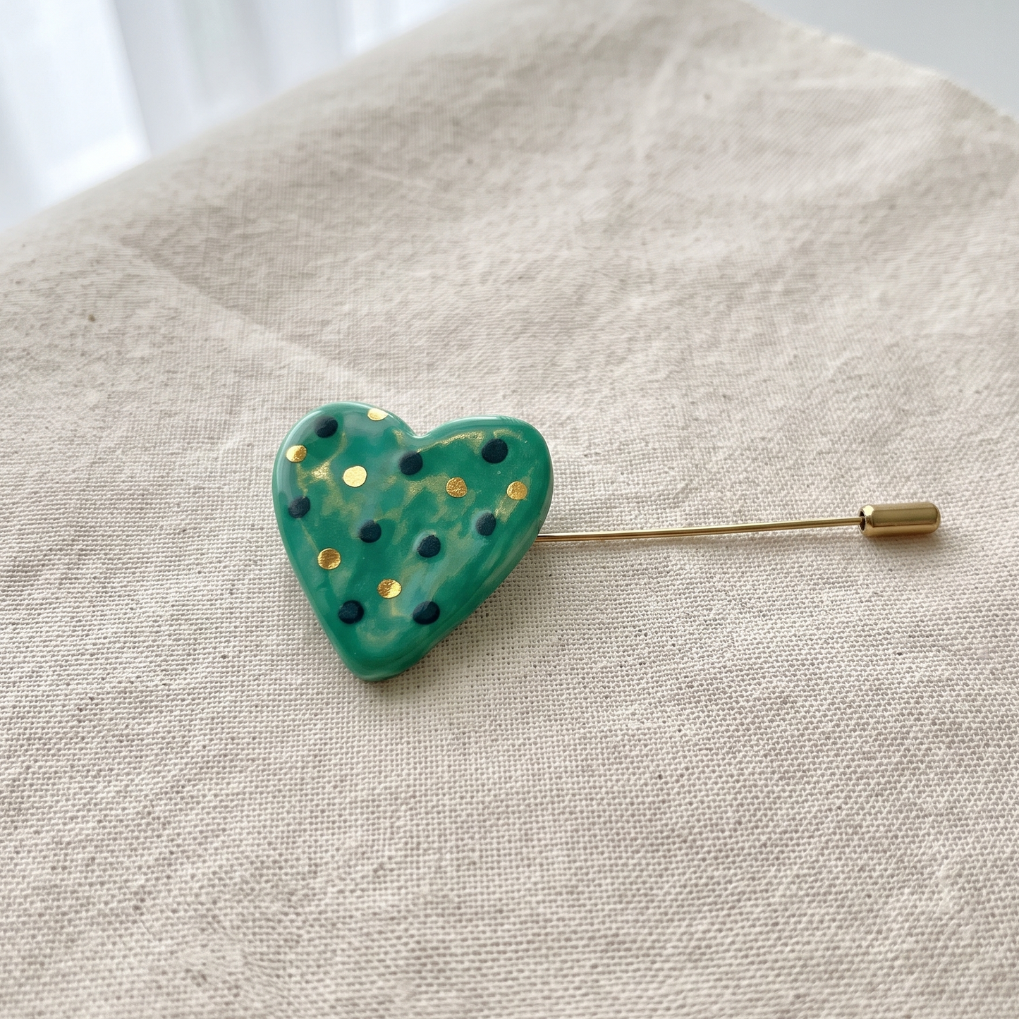 Broche corazón