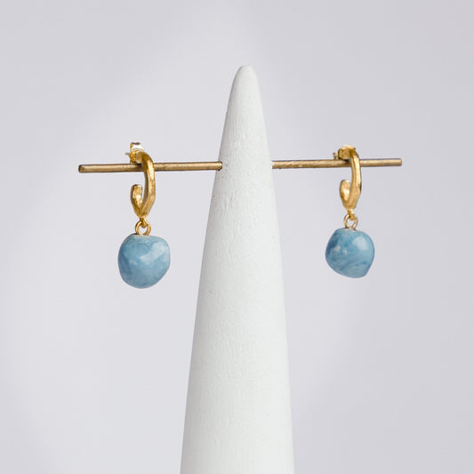Aros perlas de porcelana