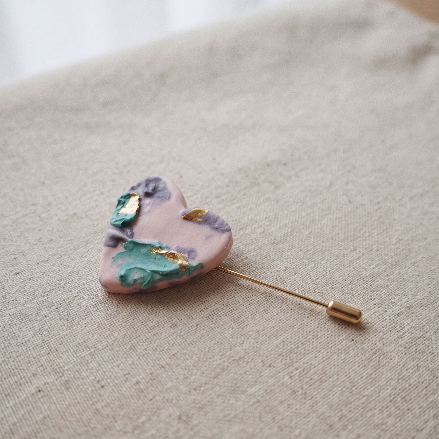 Broche corazón