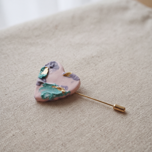 Broche corazón